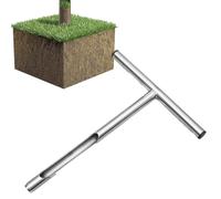 Dispositif d'échantillonnage de noyau de sol : sonde de sol, outil de tige en acier inoxydable réutilisable pour l'essai de sol | Outils de jardin pour la recherche et l'entretien du sol
