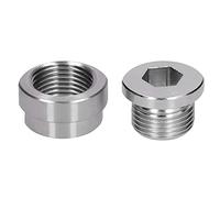 Dispositif d'échappement Montage Écrou de soudage à six pans creux Plug Capteur d'oxygène Accessoires Bouchon fileté M18