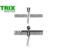 Trix Modellbahnen MiniTrix Voie N 66740 – Éclairage blanc pour modélisme ferroviaire