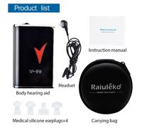 Dispositif d'écoute pour malentendant - Prothèse Auditive D'oreille pour La Surdité Amplificateur Sonore Réglable Prothèses Auditives Portable Super Amplificateur Auditif pour les Personnes CHAUDE