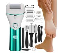 Dispositif d'élimination des cals électriques - Dispositif d'élimination des callosités pour les pieds, Outils de pédicure pour l'élimination des peaux mortes | Kit d'outils pour la re