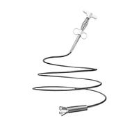 Dispositif d'élimination des colmatages de décharge de serpent, serpent d'échappement - Brosse à tuyaux métalliques | Dispositif d'élimination des colmatages de décharge de cheveux, s