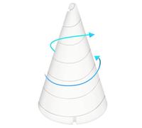 Dispositif d'enroulement de Bobine de Fil de cuivre - Culture électrique - Forme réutilisable pour Tige de Mise à la Terre, Maison, Jardin, Culture intérieure