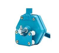 Dispositif d'enroulement manuel, outil de levage film serre, filet d'ombrage, store enrouleur latéral agricole,Haute Efficacité(Blauw)