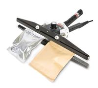 Dispositif d'étanchéité portable avec contrôle de température réglable pour sacs en papier Mylar, feuille d'aluminium et papier kraft - Léger et facile à utiliser