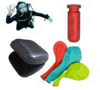 Dispositif d'exercice de l'oreille de plongée - | Ergonomic Breathing Apparatus Grooves Design Swimming Sport Free Diving Device Protection Hearing Fitness Wellness Diving Equipment ou