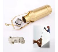 Dispositif D'extraction D'échantillons D'huile, Récipient D'échantillonnage D'huile avec Corde, Kit D'analyse de Pétrole en Cuivre Antistatique, Outil de Prélèvement(Rope-25m/82ft,500ml)