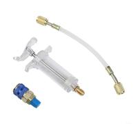 Dispositif d'injection d'huile compatible HVAC de 30 ml avec adaptateur à interrupteur rapide côté bas, idéal pour les professionnels