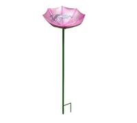 Dispositif d'insectes avec piquet - 13 x 13 x 64 cm - Pied en fer - Jardinière pour , support vertical pour oasis faunistique, outil décoratif pour arrosage