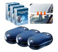 Dispositif électromagnétique antigel pour déneigement de Voiture, dégivreur à Micro-Ondes avancé pour véhicule en Hiver, alimenté à l'énergie Solaire (3 pièces)