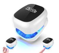 Dispositif Laser pour Mycose Ongles des Pieds, Appareil Anti Mycose avec Laser Ongle à Doubles Longueurs,7 Min par Jour Traitement Mycose Ongle Pied Avec affichage de l'heure, Portable, rechargeable