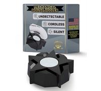 Dispositif mécanique pour souris indétectable - Pas besoin de port USB, aucun logiciel nécessaire, maintient la souris en mouvement et l'ordinateur éveillé - Fonctionne pendant 12 mois sur pile AA