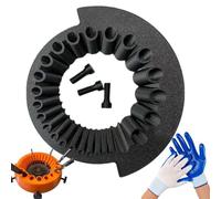 Dispositif Meulage Forets pour Meuleuse d'Angle | MatÃ©riau plastique pour robuste, couleur orange visible, inclut gants de protection, usage sÃ©curisÃ©, longue durÃ©e