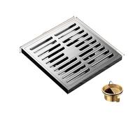Dispositif Moderne de Drain Sol Salle Bains en cuivre 12x12cm, décharge directe, Grand 15cm x pour Salle De Bain Cuisine(Color1 12x12cm)