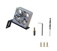 Dispositif professionnel de chevilles réglables avec embout de perçage à 8 trous de 8 mm à 20 mm pour raccords de travail du bois, dispositif de cheville résistant à l'usure en alliage d'aluminium