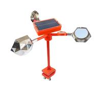 Dispositif Réflecteur Anti-Oiseaux Extérieur, Dispositif Rotatif Anti Pigeons Moineaux Et Pics pour Jardin, à Energie Solaire pour Pics Moineaux sur Toit Verger Jardin Balcon Fenêtre