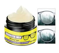 Dispositif Réparateur de Rayures de Lunettes - Cire De Polissage Restauratrice Lentilles 30g,Nettoyant de Meulage pour Verres Soin de Restauration pour Lunettes | Usage Domestique Bureau Voyage et Ext