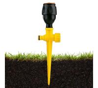 Dispositif Rotatif de Jardin - Tête de Distribution en Cercle Complet, Design de Montage Stable, mécanisme d'opération Simple Une Saturation Uniforme dans Toute la Zone | Équipement Important