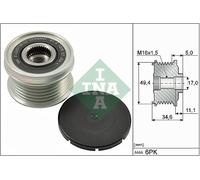 Dispositif Roue Libre Alternateur pour Audi BMW (Brilliance) Skoda Seat Sk