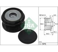 Dispositif Roue Libre Alternateur pour Buick ( Sgm ) Chevrolet Ou