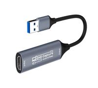 Dispositif vidéo en métal 4K entrée vers sortie 1080p USB3 pour flux en direct et consoles/téléphones appareil de diffusion en direct en temps réel