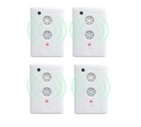 Dispositifs à ultrasons pour grenier : dispositif de retrait de chauve-souris rechargeable pour garage à distance pour intérieur et extérieur (4)