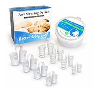 Dispositifs Anti Ronflement,8pcs éCarteur Nasal Anti-Ronflement Bouchon, AméLiore La Respiration Pour Un Sommeil Confortable,4 Tailles