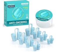 Dispositifs anti-ronflement, respirateurs nasaux réutilisables en silicone, dilatateurs nasaux pour respirer, solutions confortables et efficaces pour prévenir le ronflement (bleu)