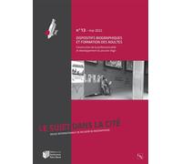 Dispositifs biographiques et formation des adultes Construction de la professionnalité et développement du pouvoir d'agir - Christine Delory-Momberger - L'harmattan - broché - Revue