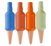 Dispositifs d'arrosage des | Lot de 4 piquets d'irrigation en Terre Cuite à libération Lente | Arrosage Goutte à Goutte pour d'intérieur et d'extérieur, Pots de Fleurs, Jardin, Cour