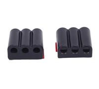 Dispositifs d'avertissement de cerf adhésifs à Trois Trous pour véhicules, camions, Motos, Dissuasion Efficace des Animaux à 40 MPH et Construction ABS résistante aux intempéries