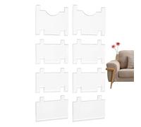 Dispositifs De Protection De Mur pour Meubles - Transparent Qui Maintient l'espace,Protecteur De Mur Acrylique pour Lit Et Canapé | pour Locataires Propriétaires Fauteuil Table Commode Parquet Sol
