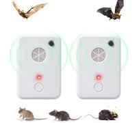 Dispositifs dissuasif pour chauve-souris : branchez le répulsif pour grenier, extérieur et intérieur - Système de retrait des chauves-souris pour porche, maison, respectueux des humains et des animaux