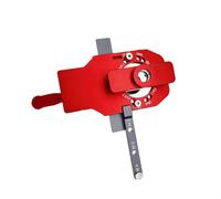 Dispositifs innovants 2 en 1 pour charnières cachées, gabarit de perçage de trou de 35 mm pour les portes d'armoires et les panneaux, les pinces de meubles
