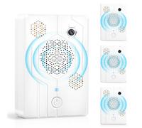 Dispositifs répulsifs à chauves-souris améliorés pour grenier, porche, maison, système de dissuasion à ultrasons réglable, dispositif d'exclusion de chauve-souris rechargeable pour intérieur et