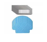 DispRA Compatible avec Ecovacs Debot OZMO 600 601 605 Pièces de Rechange Rouleau Principal Brosse rotative latérale Couvercle Roue Filtre Hepa Chiffon de vadrouille Kit de boîte à poussière(Set 3)