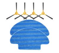 DispRA Compatible avec IKOHS Netbot S12 / Haier T550W / T560H / DEXP MMB-300 Brosse latérale à Bord Rotatif Chiffons de Nettoyage for aspirateur Pièce de Rechange(Set H)