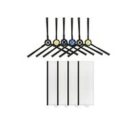 DispRA Compatible avec l'accessoire for aspirateur Robot Silvercrest SSRA1, Brosse à Rouleau, Brosse latérale, Filtre HEPA, pré-Filtre, pièce de Rechange(Set C)