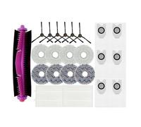 DispRA Compatible avec l'aspirateur Robot Midea V12 Eureka J12 Ultra. Consommables tels Que la Brosse Principale, Le Sac à poussière, la Brosse latérale, Le Chiffon et Le Filtre.(25pcs)