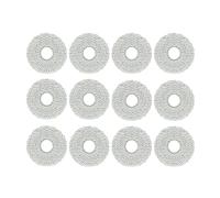 DispRA Compatible avec l'aspirateur Robot Midea V12 Eureka J12 Ultra. Consommables tels Que la Brosse Principale, Le Sac à poussière, la Brosse latérale, Le Chiffon et Le Filtre.(Hui12pcs)