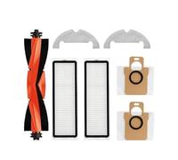 DispRA Compatible avec l'aspirateur Robot XMI X10, pièces de Rechange, Brosse latérale Principale, Filtre Hepa, Tissu de vadrouille, Sac à poussière, Accessoires(Burgundy)