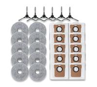 DispRA Compatible avec Les Accessoires d'aspirateur Robot JONR P20 Pro / T5 Pro, Brosse latérale Principale, Filtre Hepa, Chiffon de Nettoyage de Remplacement(Lavender)