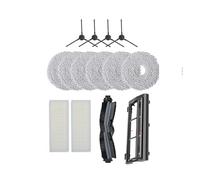 DispRA Compatible avec Les Accessoires et Les pièces de l'aspirateur Robot Ecovacs Debot N9 et K10, Filtre HEPA, Brosse latérale Principale, Chiffons de Nettoyage(Light Yellow)