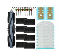 DispRA Compatible avec Les aspirateurs Robots Yeedi Cube et Yeedi CC, Sac à poussière, Rouleau, Brosse latérale, Filtre HEPA, Chiffons, pièces détachées et Accessoires