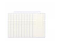 DispRA Compatible avec Les brosses latérales à Rouleau Midea W11, Les filtres, Les Chiffons, Les Kits d'outils de Nettoyage ménager, Les pièces de Rechange(10 HEPA)