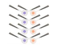 DispRA Compatible avec Les pièces d'aspirateur Robot Narwal Freo X Ultra/Narwal J4 / J4 Lite, Brosse latérale, Filtre HEPA, Accessoires de Remplacement for Tampon de vadrouille(4 Pairs Brush)