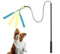 DISPRA Flirt pour Chien - Poteau Lancer réglable pour Chien avec Jouet remorqueur | Poteau Flirt interactif pour l'exercice du Chien, entraîneur Amusant pour Petits, Moyens et Grands