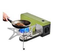 DISPRA Réchaud À Cassette Pliable, Camping Ultraléger avec Valve Magnétique, Réchaud À Gaz Butanee, Réchaud À Gaz Butanee Extérieur, Compact Portable avec Sac Rangement pour Barbecue, Camping