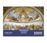 Disputation of The Holy Sacrament Puzzle en Bois Imperméable Puzzles De 1000 Pièces pour Adultes Cadeaux Impossible Jeux Éducatifs