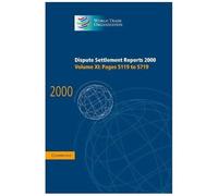 Dispute Settlement Reports 2000